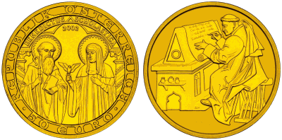 50 Euro Goldmnze Orden und die Welt sterreich 2002